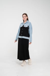 Kot Detaylı Etekli İkili Takım K1723