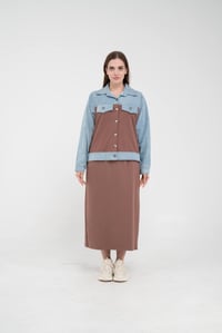 Kot Detaylı Etekli İkili Takım K1723