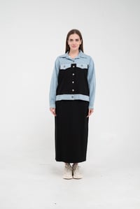 Kot Detaylı Etekli İkili Takım K1723
