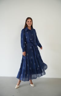 Nakış Desenli Bağlama Detaylı Etek Takım  1831
