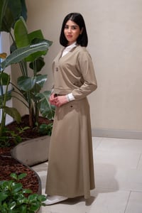 Polo Yaka Fermuarlı Üst ve Etek İkili Takım K1750 ÇAĞLA