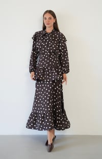 Volan Etekli Puantiye Desenli Takım