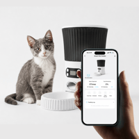Akıllı Otomatik Mama Kabı (Wifi + Kamera ) | 4 Lt Hacim, Mobil Uygulama Kontrollü (BPC1032)