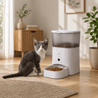 Akıllı Otomatik Mama Kabı (Wifi + Kamera ) | 3 Lt Hacim, Mobil Uygulama Kontrollü (BPC1041)