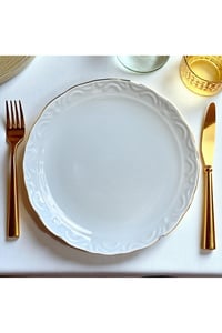 Altın Yaldız 25cm Servis Tabak 6'lı