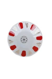 Çay Tabağı Otantik Kırmızı Klasik 6'lı