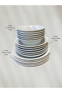 Glorya18 Parça Yemek Takımı