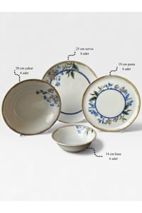 Narin 24 Parça 6 Kişilik Set