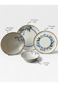 Narin 24 Parça 6 Kişilik Set