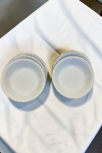 Porland Porselen Altın Yaldız Çukur Yemek Tabağı 17 cm 6 Adet