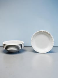 Porland Porselen Beyaz Anadolu 20 cm Çukur Yemek Tabağı 6 Adet