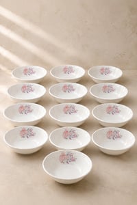 Porland Porselen Glorya 14 cm Kase 12 Adet