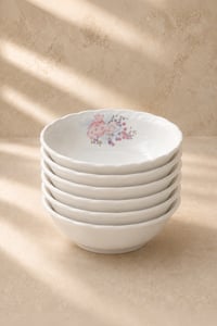 Porland Porselen Glorya  14 cm Kase 6 Adet
