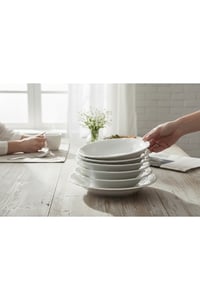 Porselen Anadolu 19cm Çukur Tabak 6'lı