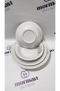 PORSELEN BUKET 24 PARÇA 6 KİŞİLİK YEMEK TAKIMI