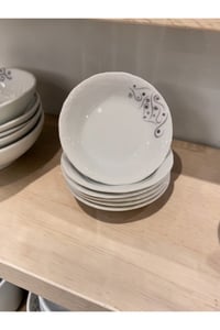 Prselen Yakamoz 19cm Çukur Tabak 6'lı