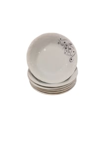 Prselen Yakamoz 19cm Çukur Tabak 6'lı