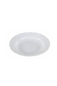 WAVY Beyaz 24 parça 6 kişilik porselen yemek takımı