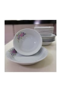 Yemek Tabağı  Buket Model 6lı  19cm