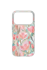 Clear Case MagSafe iPhone 17 Pro Tulip Bloom Telefon Kılıfı