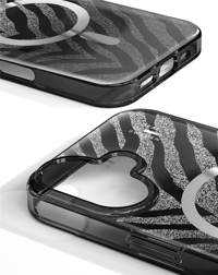 Ideal Of Sweden Clear Case MagSafe iPhone 17 Zebra Mystique Telefon Kılıfı