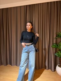 LİKRASIZ WIDE LEG JEAN