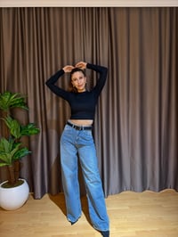 LİKRASIZ WIDE LEG JEAN