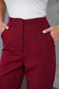 Havuç Bordo Pantolon