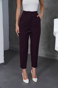 Havuç Mürdüm Pantolon
