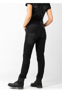 Kadın Full Kevlar Siyah Motosiklet Pantolonu JDD4010