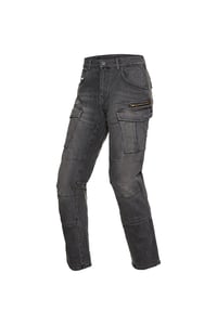 Korumalı Dark Grey Motosiklet Pantolonu MJD5006