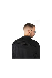 Korumalı Siyah Kevlar Erkek Motosiklet Ceketi