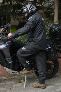 Nefes Alır Esnek Özel Üretim Dikişsiz Motorcu Yağmurluk