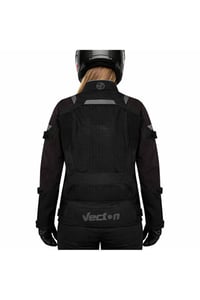 Vecton Kadın 4 Mevsim Korumalı Kevlar Motosiklet Montu