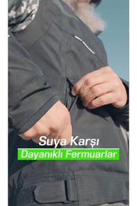 Vecton Kamuflaj 4 Mevsim Korumalı Kevlar Motosiklet Montu