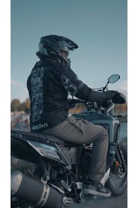 Vecton Kamuflaj 4 Mevsim Korumalı Kevlar Motosiklet Montu