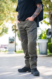 Yazlık Fileli Olive Cordura Motosiklet Pantolonu