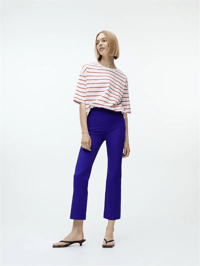 ARKET CROPPED COTTON STRETCH MAVİ PANTOLON