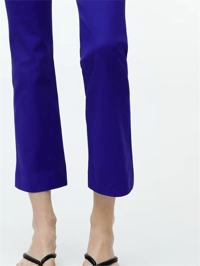 ARKET CROPPED COTTON STRETCH MAVİ PANTOLON