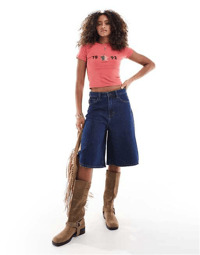 ASOS BERMUDA ŞORT İNDİGO