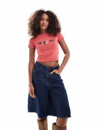 ASOS BERMUDA ŞORT İNDİGO