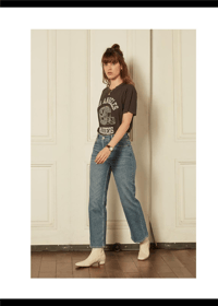 BOYİSH THE MİKEY HİGH RİSE WİDE LEG JEANS 