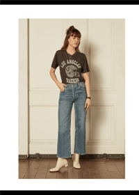 BOYİSH THE MİKEY HİGH RİSE WİDE LEG JEANS 