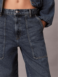 CALVİN KLEİN SİGNATURE 90'S STRAİGHT JEANS