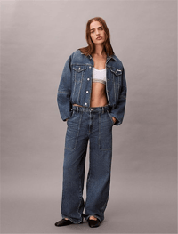 CALVİN KLEİN SİGNATURE 90'S STRAİGHT JEANS