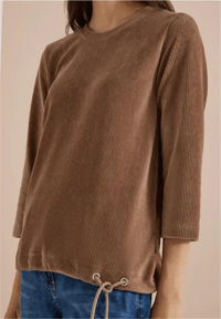 CECİL PAMUKLU KADİFE SWEATSHİRT 