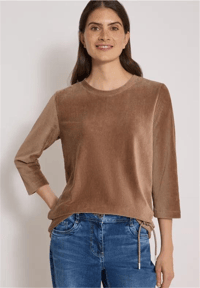 CECİL PAMUKLU KADİFE SWEATSHİRT 