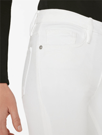 FRAME LE CROP FLARE BEYAZ JEANS 