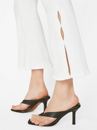 FRAME LE CROP FLARE BEYAZ JEANS 