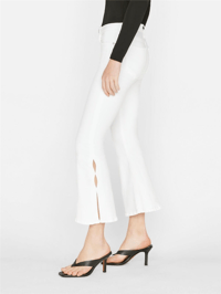 FRAME LE CROP FLARE BEYAZ JEANS 